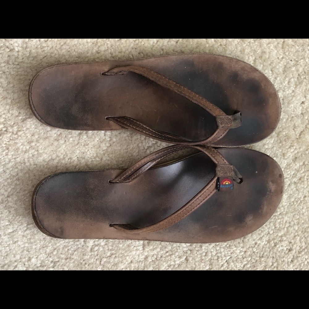 Rainbow Sandals Brown, size 7-7.5